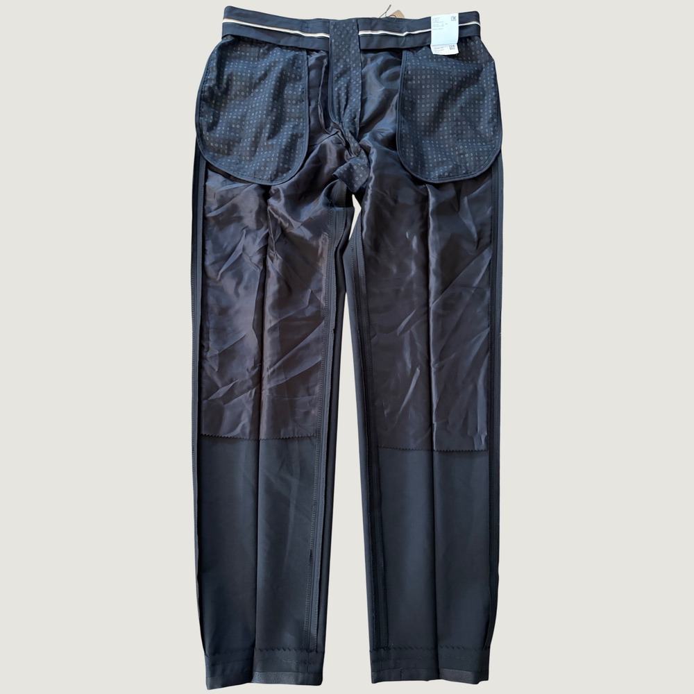 Hugo Boss H-Genius-MM-224 Black Slim Fit Virgin Wool Dress Pants Mens 34R IT 50 - Picture 13 of 16